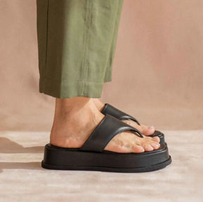 Sandália Ortopédica Feminina Plataforma Estilosa Confortável Moda Casual