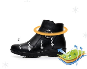 Bota de Couro Casual Selene