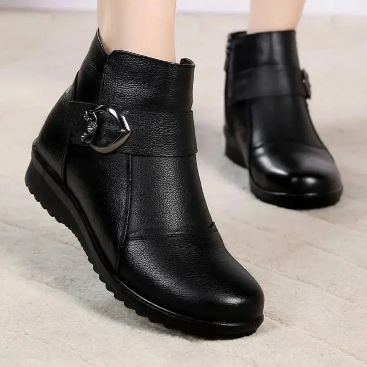 Bota de Couro Casual Selene