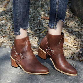 Bota de Couro Casual Montagna Italian