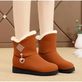 Bota Casual de Inverno Forrada Cotton