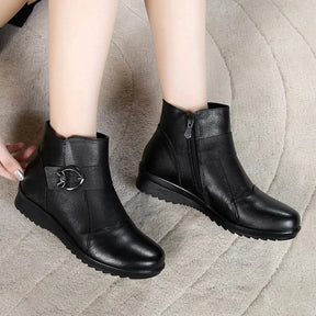 Bota de Couro Casual Selene