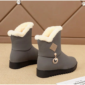 Bota Casual de Inverno Forrada Cotton