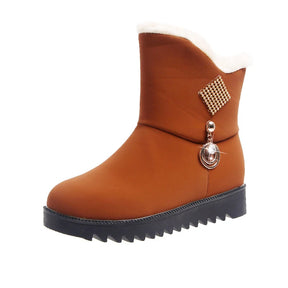 Bota Casual de Inverno Forrada Cotton
