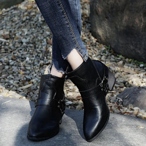 Bota de Couro Casual Montagna Italian