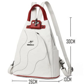 Mochila Feminina Tendência Retrô Design Vintage