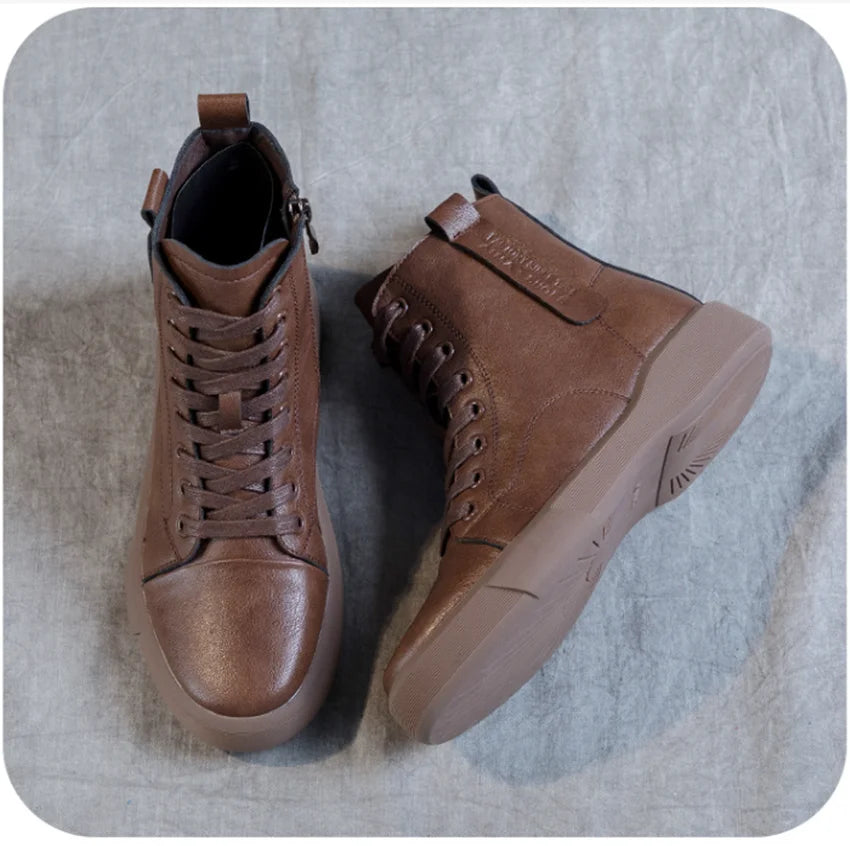 Bota Casual de Couro Cavalier