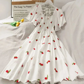 Vestido Infantil de Malha Estampado Feminino