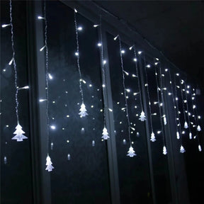 Cortina De LED Decoração Natalina Árvore De Natal Ornamentação Para Festas