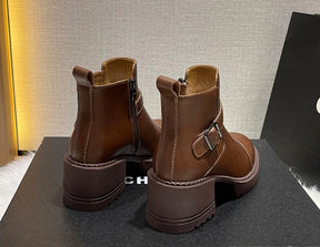 Bota de Couro Casual London Fog