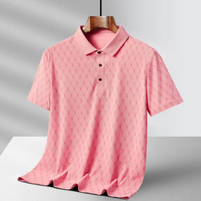 Camisa Moda Casual Masculina Gola Polo Estampada Material De Qualidade