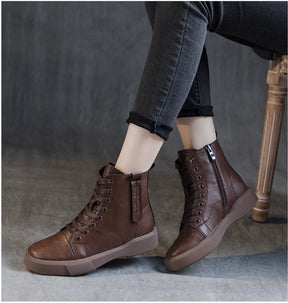 Bota Casual de Couro Cavalier