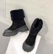 Bota Blossom Feminina Aveludada de Inverno