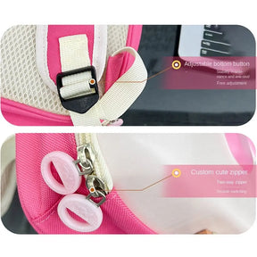 Mochila Escolar Feminina Design Picolé Modelo Arredondado
