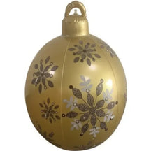 Decoração Natalina Bola Inflável Ao Ar Livre Bola Tamanho Grande Ornamento Natalino