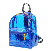 Mochila Feminina Multifuncional Transparente Impermeável Durável