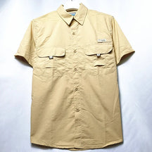 Camisa Social Masculina Com Botões e Lapela Camisa De Mangas Curtas