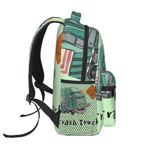 Mochila Escolar Infantil Estampa Desenho Homem de Lata Material Resistente