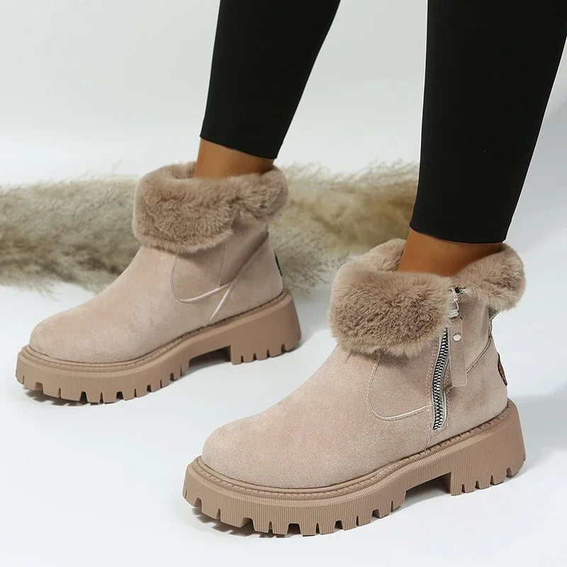 Bota Aveludada de Inverno Magie Feminino