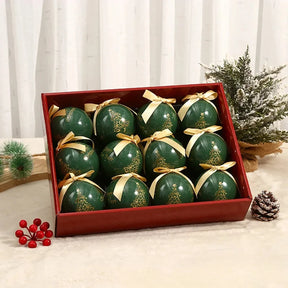 Decoração de Natal Bolas de Material Luxuoso Ornamentação de Festas