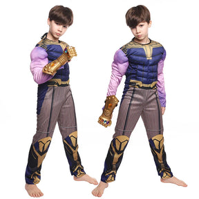 Fantasia Infantil Thanos Supervilão  Mundo Marvel - Promoção de Carnaval 2025