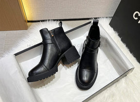 Bota de Couro Casual London Fog