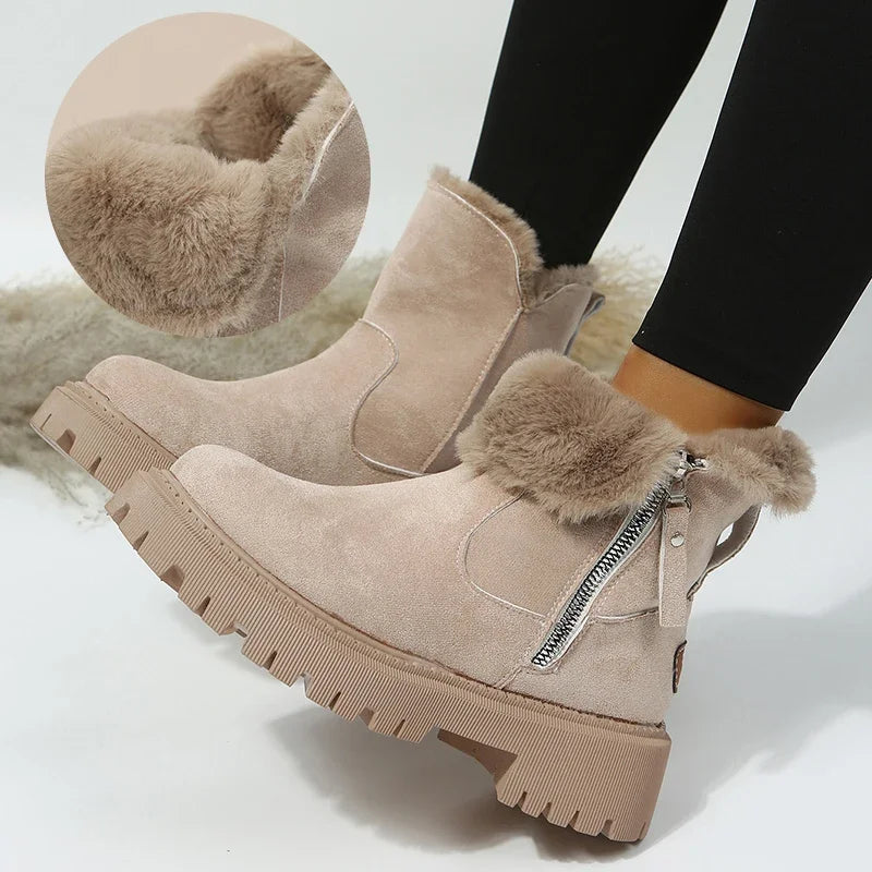 Bota Aveludada de Inverno Magie Feminino