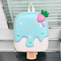 Mochila Infantil Feminina Design De Sorvete 3D
