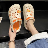 Sandália Crocs Feminina Confortável Com Arco De Apoio Estampa Desenho Animado
