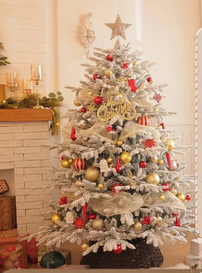 Árvore De Natal Branca Material De Qualidade Decoração Natalina Para Casas