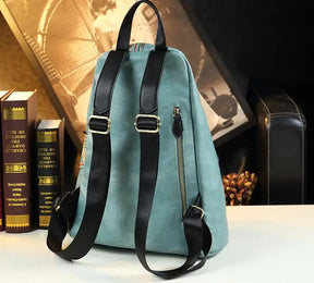 Mochila Feminina Design Retrô Estampa Florida Moda Versátil