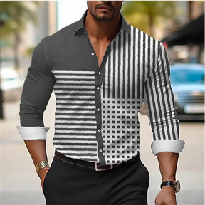 Camisa Social Masculina De Mangas Compridas Ideal Para Eventos Formais