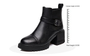 Bota de Couro Casual London Fog