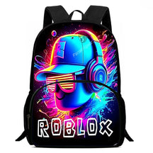 Mochila Escolar Infantil Unissex Com Compartimentos Estampa Jogos
