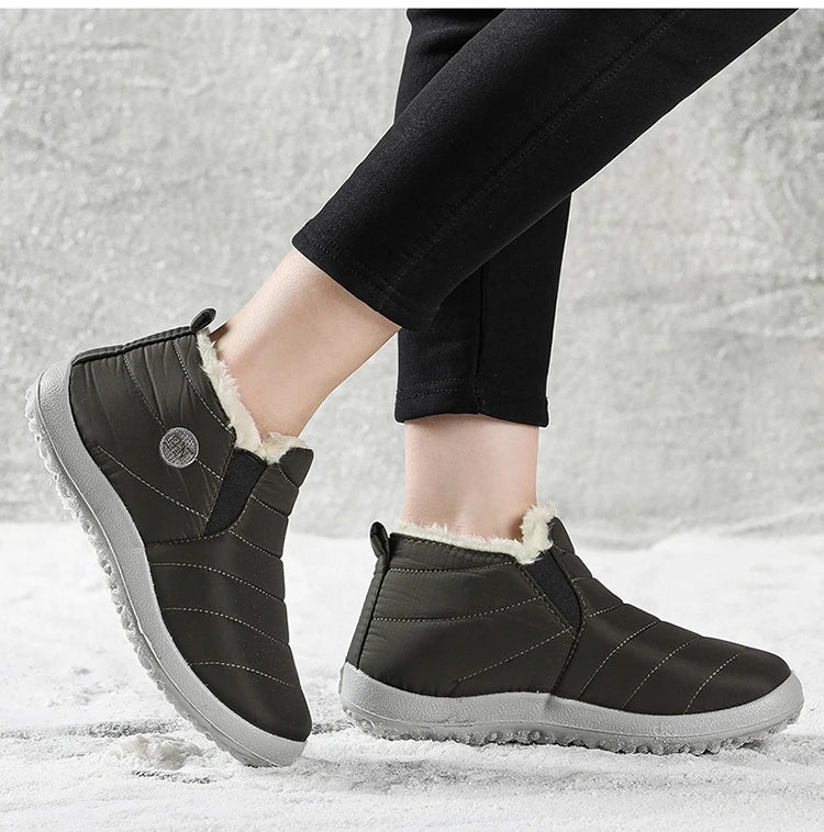 Bota Casual Impermeável Forrada Inverno