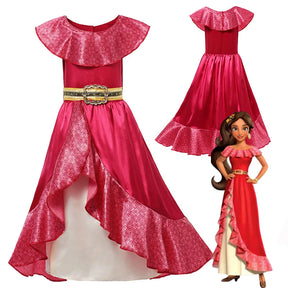Fantasia Infantil Princesa Elena Mundo Encantado - Promoção Carnaval 2025