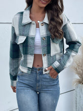 Casaco Xadrez Mint Feminino