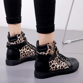 Tênis Estilo Leopardo Feminino