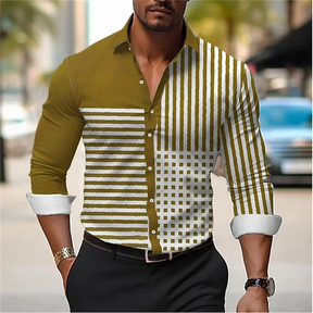 Camisa Social Masculina De Mangas Compridas Ideal Para Eventos Formais