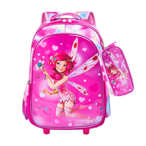 Kit Mochila Escolar Infantil Feminina Com Lancheira E estojo Conjunto Completo