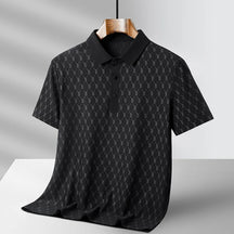 Camisa Moda Casual Masculina Gola Polo Estampada Material De Qualidade