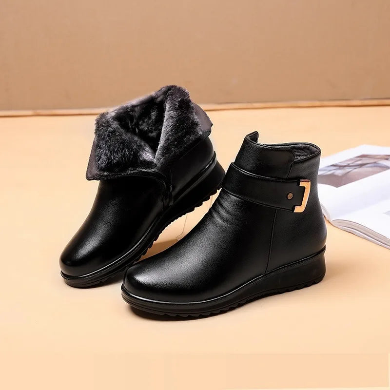 Bota de Couro Magie Microfibra Feminina