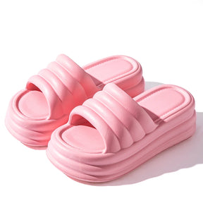 Sandália Crocs Feminina Plataforma Confortável Antiderrapante Moda Casual