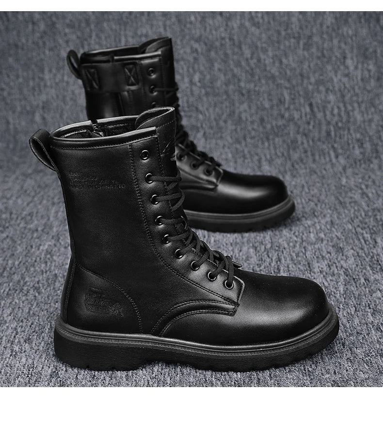 Bota Coturno Martex de Couro