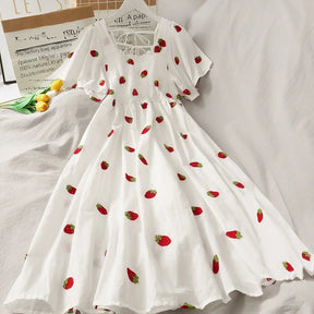 Vestido Infantil de Malha Estampado Feminino