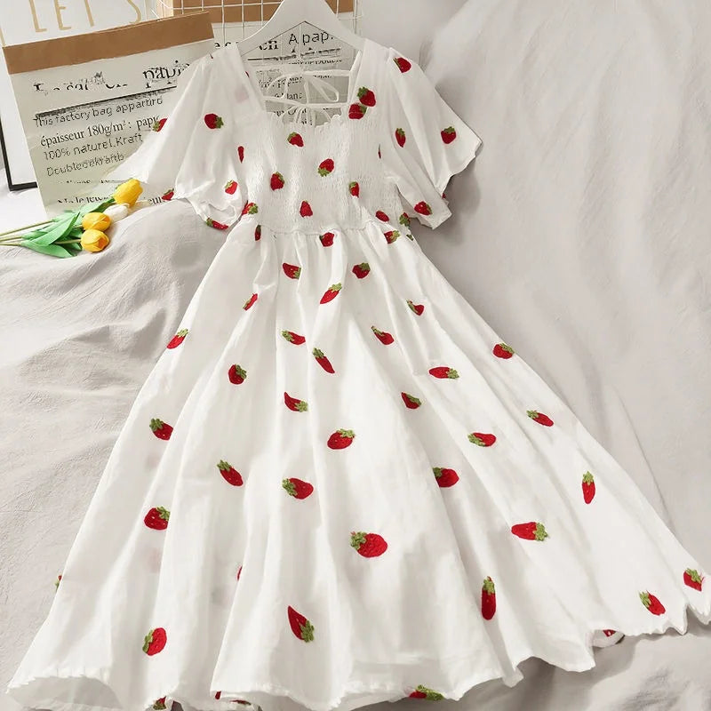 Vestido Infantil de Malha Estampado Feminino