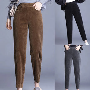Calça de Veludo Forrada Feminina Sonan