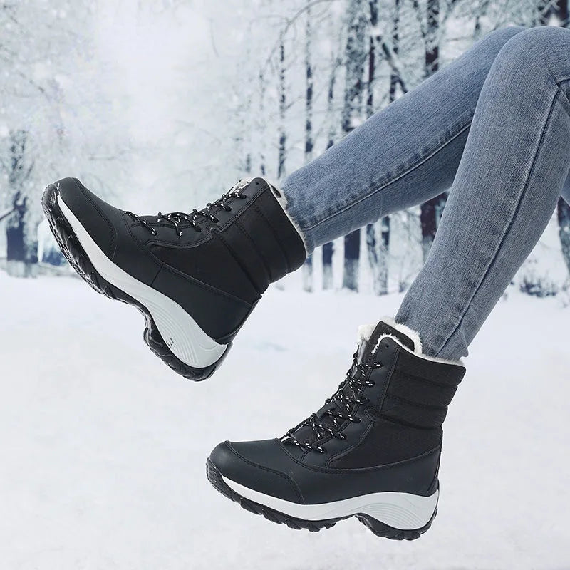 Bota Feminina Neve Forrada