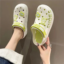 Sandália Crocs Feminina Confortável Com Arco De Apoio Estampa Desenho Animado