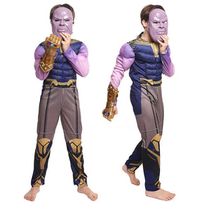 Fantasia Infantil Thanos Supervilão  Mundo Marvel - Promoção de Carnaval 2025